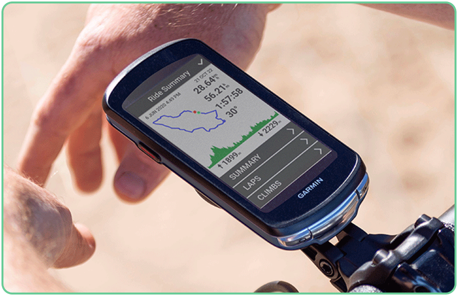 Utilisation du GPS vélo Garmin Edge 1040 Solar