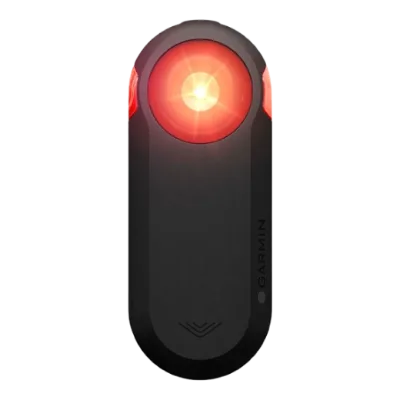 Garmin Varia RTL515 vu de face, avec ses points clés