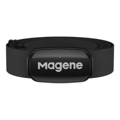 Magene H303 vu de face, avec ses points clés