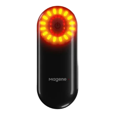 Magene L508 vu de face, avec ses points clés
