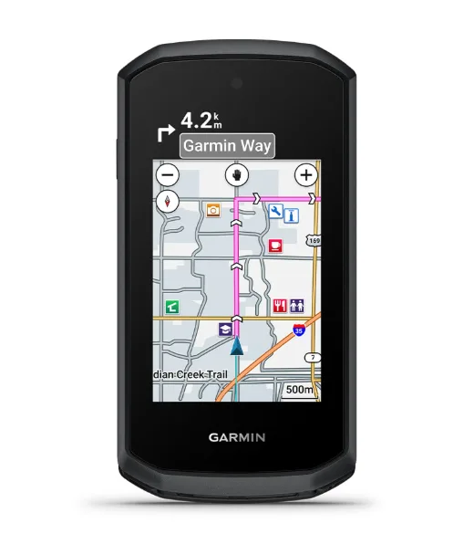 Navigation : Guidage tour par tour et points d'intérêt sur la carte.